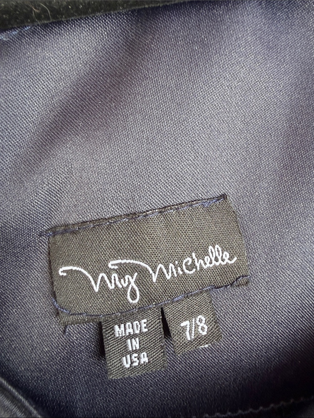 My Michelle Dark Gray Sleeveless Cocktail Dress - Picture 8 of 8